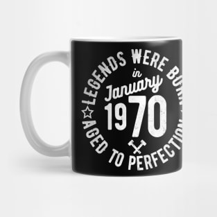 Legends Were Born in January 1970 Mug